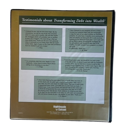 Transforming Debt into Wealth System Manual John M Cummuta Reference Book - Picture 2 of 6